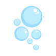 © Olena - Air bubbles flat, soap foam oxygen bubbles, vector design elements isolate.