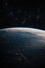 Wall Mural - Earth at Night from Space,