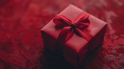 Sticker - Red Gift Box with Bow