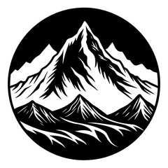 Wall Mural - mountain vector illustration