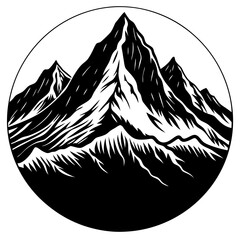 Wall Mural - mountain vector illustration