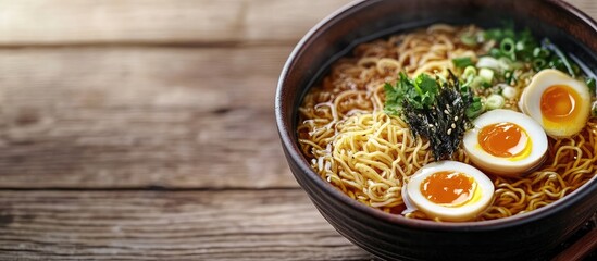 Fototapete - ramen. with copy space image. Place for adding text or design