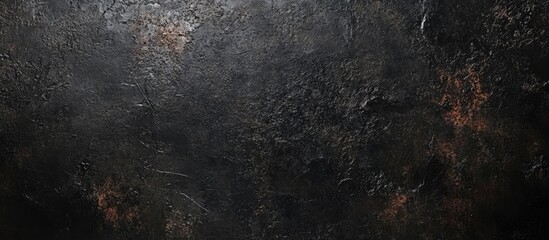 Aufkleber - Grunge black texture with copyspace featuring a dirty or aged background This can serve as a backdrop for showcasing or montaging your products