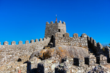 Wall Mural - Portugal Sintra view on a sunny autumn day