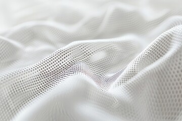 Wall Mural - white background with a soft, irregular grid of tiny, light grey dots -
