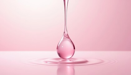 Canvas Print -  Elegance in a drop  A single perfect tear