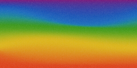 Fototapete - Rainbow smooth gradient with grain texture background. Мulticolor allpaper with noise texture. 