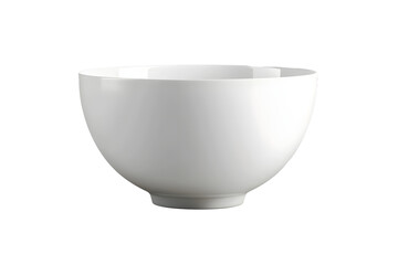 Wall Mural - White bowl isolated on a transparent background.