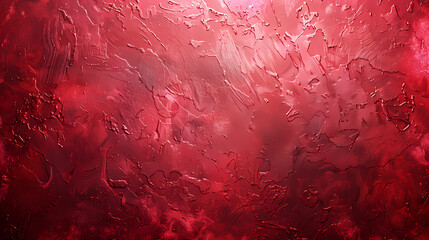 Wall Mural - Abstract red textured background with a rough, textured surface.  The deep red color is punctuated by subtle highlights that create a dimensional effect.