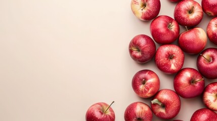 Wall Mural - national apple day background concept, copy space