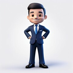 3d businessman isolated