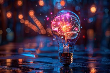 Poster - Brain in a Light Bulb: Illumination of Thought