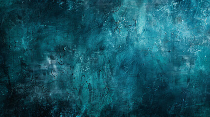 Wall Mural - Abstract Teal Background with Flowing Movement, Generative AI Illustration