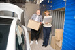 © Svitlana - Lady and man in self storage unit