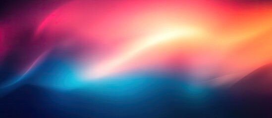 Poster - Smooth colorful textured night background gradient featuring a unique blur effect suitable for wallpaper posters frames backdrops and design. with copy space image. Place for adding text or design