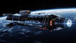 © our_future - Futuristic Interstellar Spacecraft in Orbit