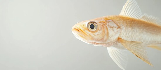 Fototapete - Ayu a freshwater fish prior to cooking. with copy space image. Place for adding text or design