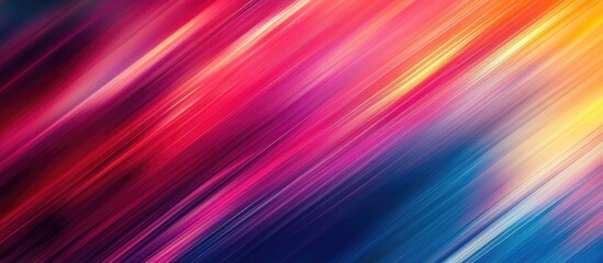 Poster - Light abstract gradient background with motion blur Colorful line texture wallpaper. with copy space image. Place for adding text or design