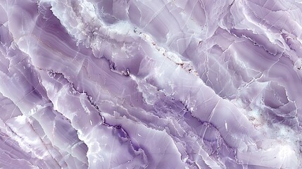 Detailed view of soft lavender marble with white and grey streaks, under soft natural lighting to enhance its dreamy and peaceful patterns. --ar 16:9 --v 6.0 --s 250 --style raw