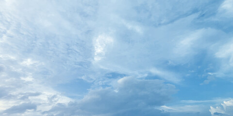 	
blue sky clouds storm rainy day summer abstract banner background image surface vintage live love emotional canvas use space for text sunny sun effect on the clouds soft