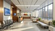© Handz - Modern Office Lobby with Reception Desk and Waiting Area