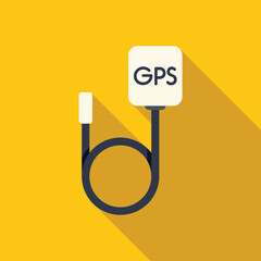 Sticker - Gps receiver is determining location using satellite navigation system