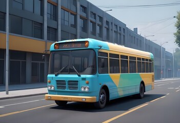 A yellow and white bus or rickshaw with the word bus or rickshaw on the side