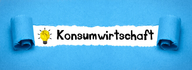 Poster - Konsumwirtschaft	