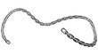 © Nardo leo - 3d metal chain rendre with transparent background saved as PNG .