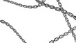 © Nardo leo - 3d metal chain rendre with transparent background saved as PNG .