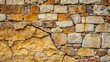 © sawaratch - Weathered stone wall with cracks and uneven texture, aged, weathered, stone, wall, texture, cracks, rough, uneven