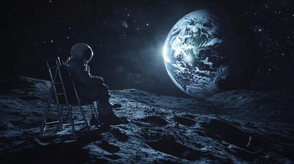 astronaut in space