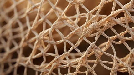 close up of a strong net