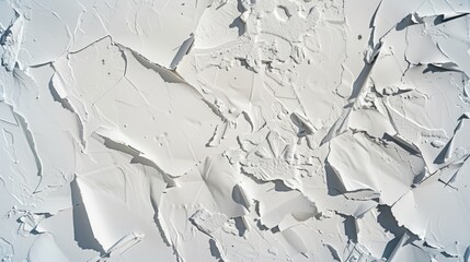 Wall Mural - A close-up shot of a piece of white paint