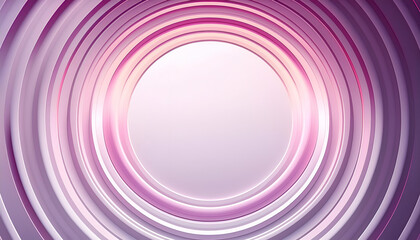 Wall Mural - abstract circular design in shades of purple and pink illuminated from the center