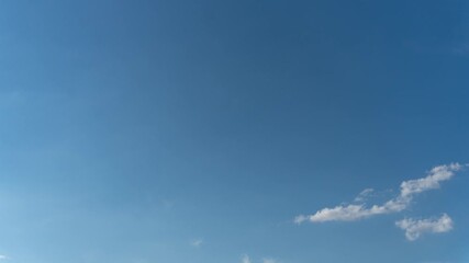 Sticker - time lapse of clouds in blue sky