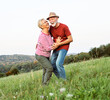© Lumos sp - woman man outdoor senior couple happy lifestyle retirement together smiling love old nature mature