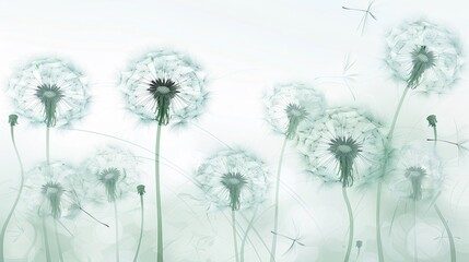 Poster - dandelions