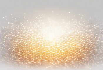 Wall Mural - Abstract sun ray with bokeh lights gradient effect isolated on white and transparent background