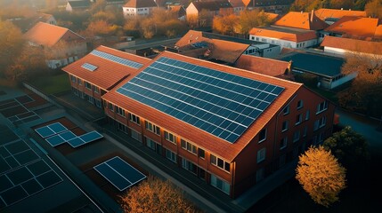 a solar system in a modern house