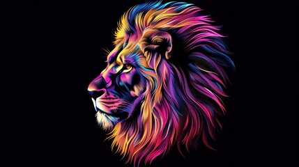 Sticker - Vector Design of Lion