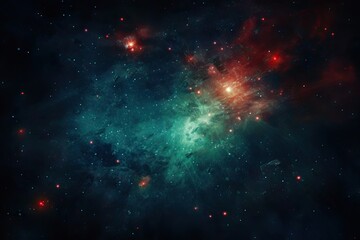 Wall Mural - beautiful big space explosion in universe. abstract background with shining stars and milky way. gal