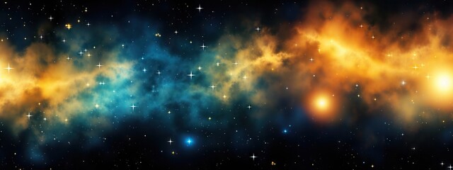 Wall Mural - beautiful big space explosion in universe. abstract background with shining stars and milky way. gal