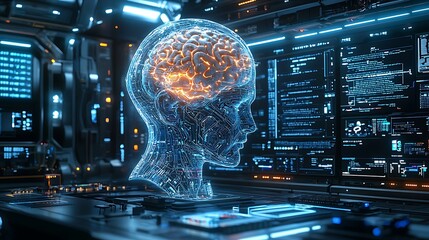 Wall Mural - intricate network of digital pathways on high-tech circuit board, symbolizing global connectivity an