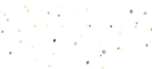 Poster - Frosty Snowfall: Mesmeric 3D Illustration Depicting Descending Holiday Snowflakes