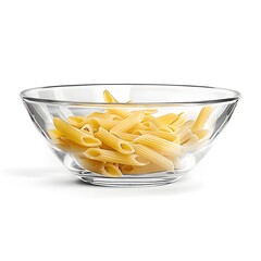 Sticker - Uncooked Penne Pasta in a Glass Bowl