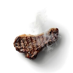 Sticker - Steak with Smoke