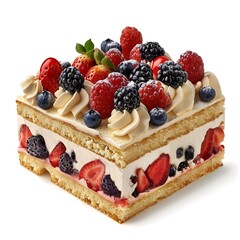 Sticker - Delicious cake with fresh berries