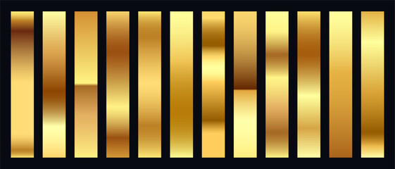 Wall Mural - modern and shiny golden color tone element poster for presentation