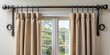 © Collection - Iron frame window rod for hanging curtains, iron, frame, window, rod, hanging, curtains, home decor, interior design